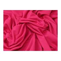 Plain Marcello Stretch Polyester Jersey Knit Dress Fabric Cerise Pink