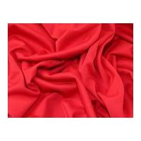 Plain Marcello Stretch Polyester Jersey Knit Dress Fabric Cherry Red