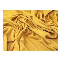 Plain Marcello Stretch Polyester Jersey Knit Dress Fabric Mustard