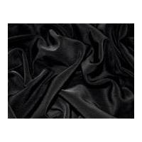 Plain Microfibre Dress Fabric Black