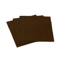 plain acrylic felt fabric 18 square 45cm burnt sienna brown