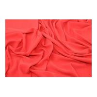 plain soft polyester dress fabric bright red