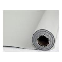 Plain Acrylic Felt Fabric Micro Roll 2.5m Silver Grey
