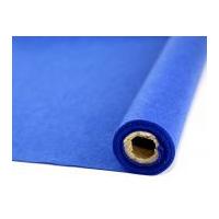 Plain Acrylic Felt Fabric Micro Roll 2.5m Royal Blue