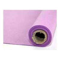 Plain Acrylic Felt Fabric Micro Roll 2.5m Lavender