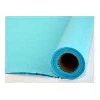 Plain Acrylic Felt Fabric Micro Roll 2.5m Kingfisher