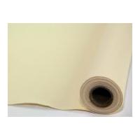 Plain Acrylic Felt Fabric Micro Roll 2.5m Ivory