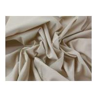 Plain Dyed Cotton Dress Fabric Beige