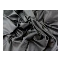 Plain Cotton Sateen Dress Fabric Black