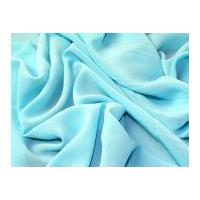 Plain Polyester Yoryu Chiffon Dress Fabric Turquoise