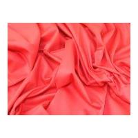 Plain Jardin Stretch Cotton Sateen Dress Fabric Coral