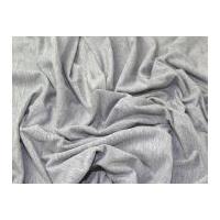 Plain Premium Quality Cotton Spandex Jersey Knit Dress Fabric Marl Grey