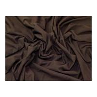 Plain Premium Quality Cotton Spandex Jersey Knit Dress Fabric Dark Brown