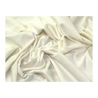 Plain Premium Quality Cotton Spandex Jersey Knit Dress Fabric Ivory