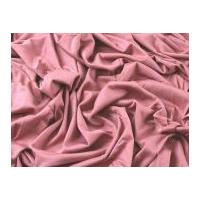 Plain Viscose & Lycra Stretch Jersey Knit Dress Fabric Puce Pink