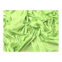 Plain Viscose & Lycra Stretch Jersey Knit Dress Fabric Lime Green