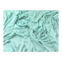 Plain Viscose & Lycra Stretch Jersey Knit Dress Fabric Aqua