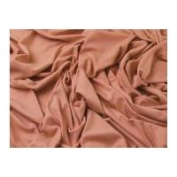 Plain Viscose & Lycra Stretch Jersey Knit Dress Fabric Salmon Peach