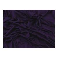 Plain Viscose & Lycra Stretch Jersey Knit Dress Fabric Deep Purple