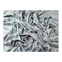 Plain Viscose & Lycra Stretch Jersey Knit Dress Fabric Cloud Blue