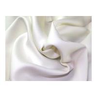 Plain Polyester & Spandex Stretch Neoprene Dress Fabric Soft White