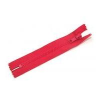 Plastic Chunky Closed End Zips 14cm Cerise Pink