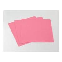 plain acrylic felt fabric 6 square flamingo pink