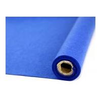 Plain Acrylic Felt Fabric Mini Roll 5m Royal Blue