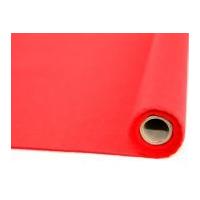 Plain Acrylic Felt Fabric Mini Roll 5m Red