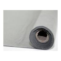 Plain Acrylic Felt Fabric Mini Roll 5m Grey