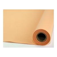 Plain Acrylic Felt Fabric Mini Roll 5m Flesh