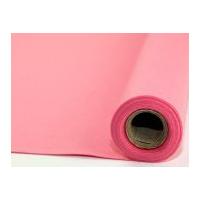 Plain Acrylic Felt Fabric Mini Roll 5m Flamingo Pink