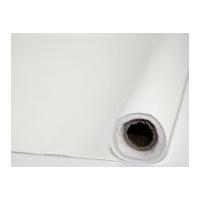 Plain Acrylic Felt Fabric Micro Roll 2.5m White
