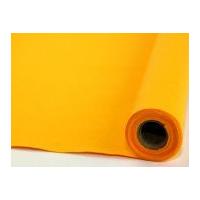 Plain Acrylic Felt Fabric Micro Roll 2.5m Sunflower Yellow