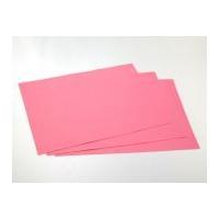 Plain Acrylic Felt Fabric A4 Rectangle 21cm x 29.7cm Flamingo Pink