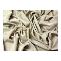 Plain Polyester, Viscose & Elastane Stretch Suiting Dress Fabric Beige