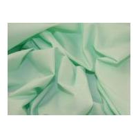 plain polycotton dress fabric nil mint green