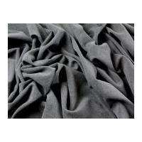 Plain Polyester, Viscose & Spandex Stretch Suiting Dress Fabric Dark School Grey
