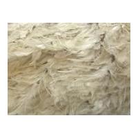 Plume Feather Couture Bridal Lace Fabric Ivory