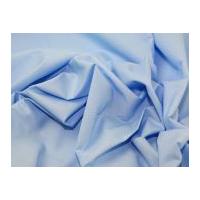 Plain Polycotton Dress Fabric Light Blue
