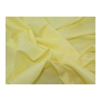 Plain Polycotton Dress Fabric Lemon Yellow