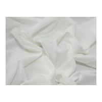 Plain Polycotton Dress Fabric Ivory