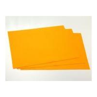 Plain Acrylic Felt Fabric A4 Rectangle 21cm x 29.7cm Sunflower Yellow