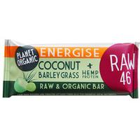 Planet Organic Coconut Barleygrass Energise Protein Bar 30g