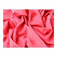 Plain Scuba Bodycon Stretch Jersey Dress Fabric Coral Pink