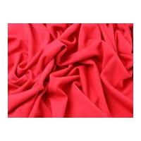 Plain Scuba Bodycon Stretch Jersey Dress Fabric Red
