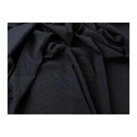Plain Tufted Cotton Cutspot Dress Fabric Black