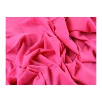 Plain Tufted Cotton Cutspot Dress Fabric Cerise Pink