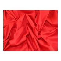 Plain Jardin Stretch Cotton Sateen Dress Fabric Red