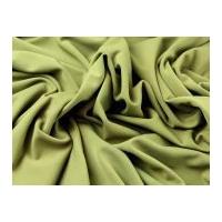 Plain Scuba Bodycon Stretch Jersey Dress Fabric Olive Green